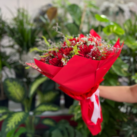 Antalya Çiçekçi Kırmızı Gerbera Buketi