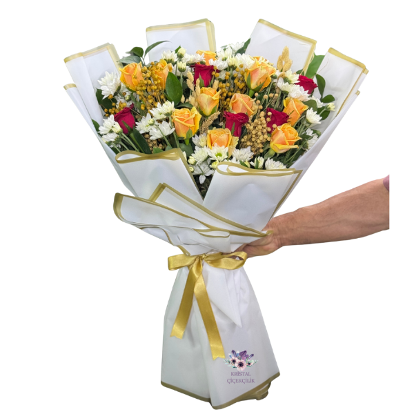  Antalya Çiçek Gönder - Deluxe Rose Buketi